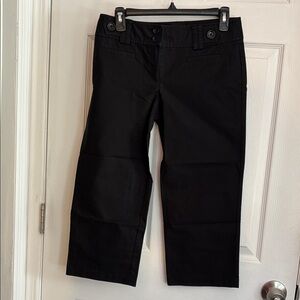 Ann Taylor Black Cropped Jeans